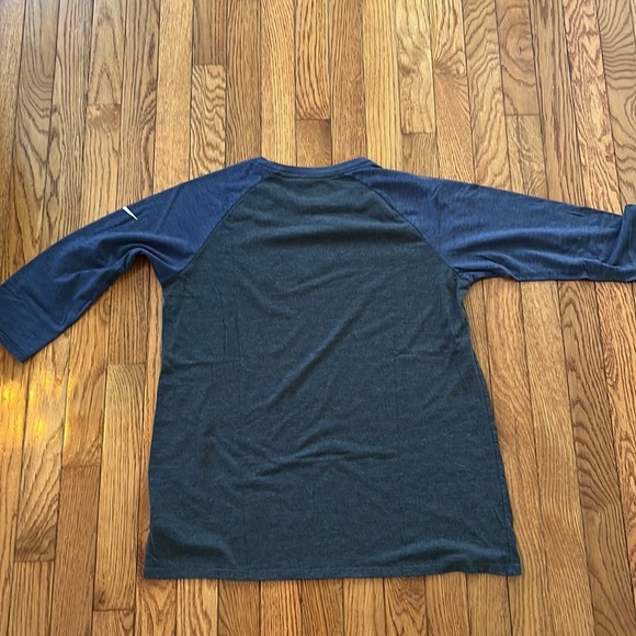 Nike New England Patriots Tee NFL Football 3/4 sleeve Large Team apparel‎ fall - Picture 5 of 7